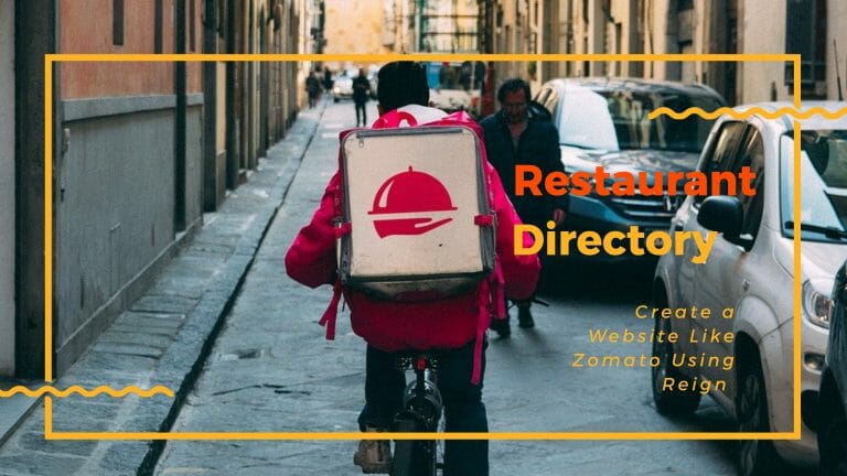 Restaurant Directory Website With Reign