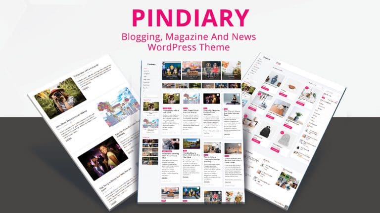 Pindiary Magazine Theme
