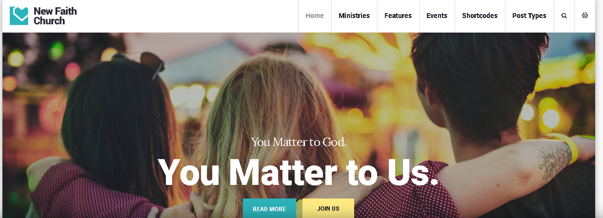 my faithp- Church WordPress Theme