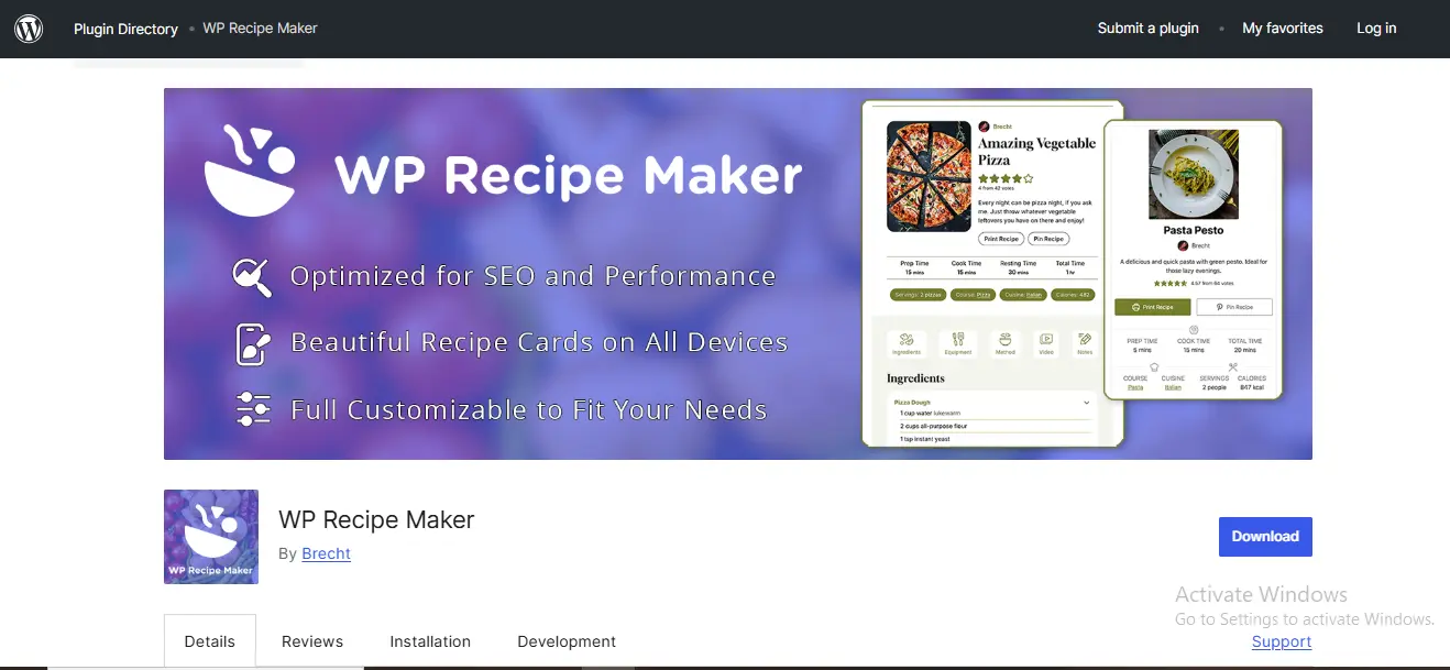 WP Recipe Maker