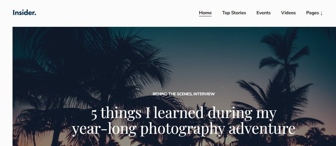 Insider- Best AdSense WordPress Theme