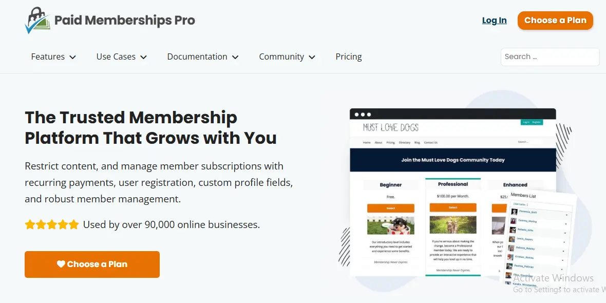 Paid membership pro