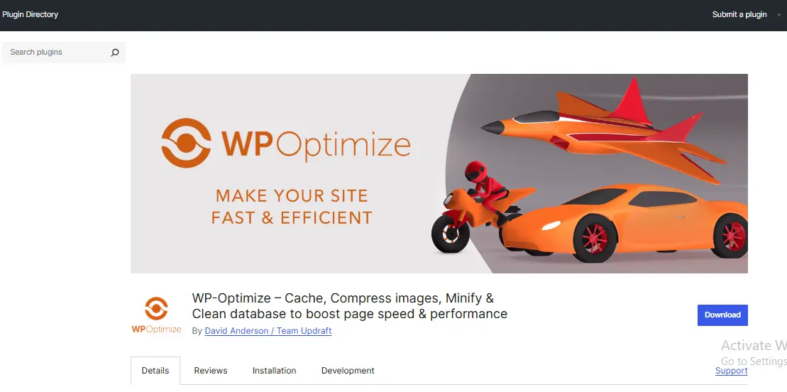 WP Optimize