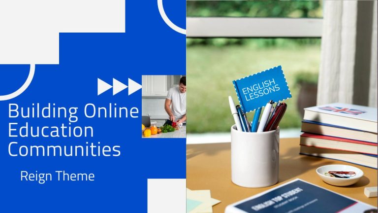 Building Online Education Communities