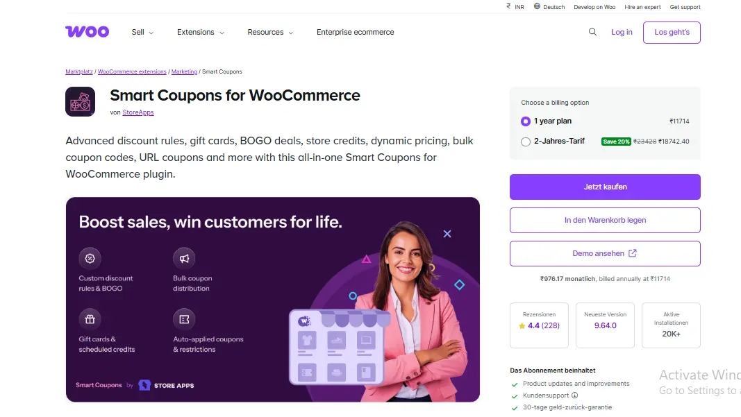 Smart Coupons for WooCommerce