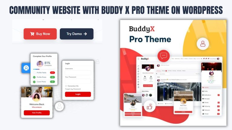 Online Community Website