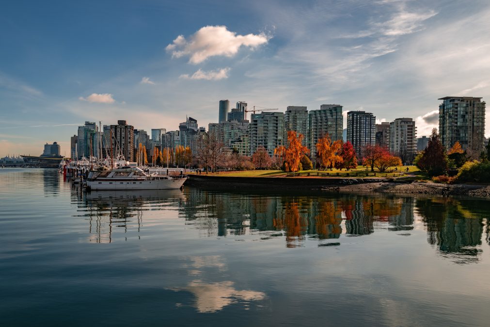 local seo vancouver; Beautiful shot of the boats parked near the Coal Harbour in Vancouver