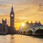 local seo agency london; Big Ben and Westminster Bridge at sunset, London, UK