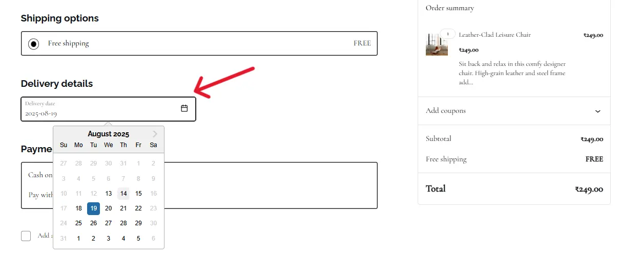 Checkout Experience