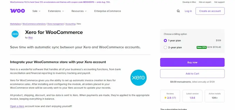 Xero for WooCommerce