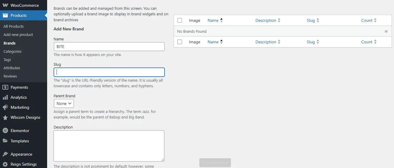 Add and Manage Brands in WooCommerce
