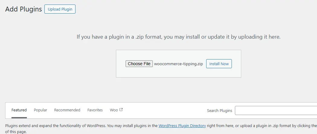 Install the Plugin