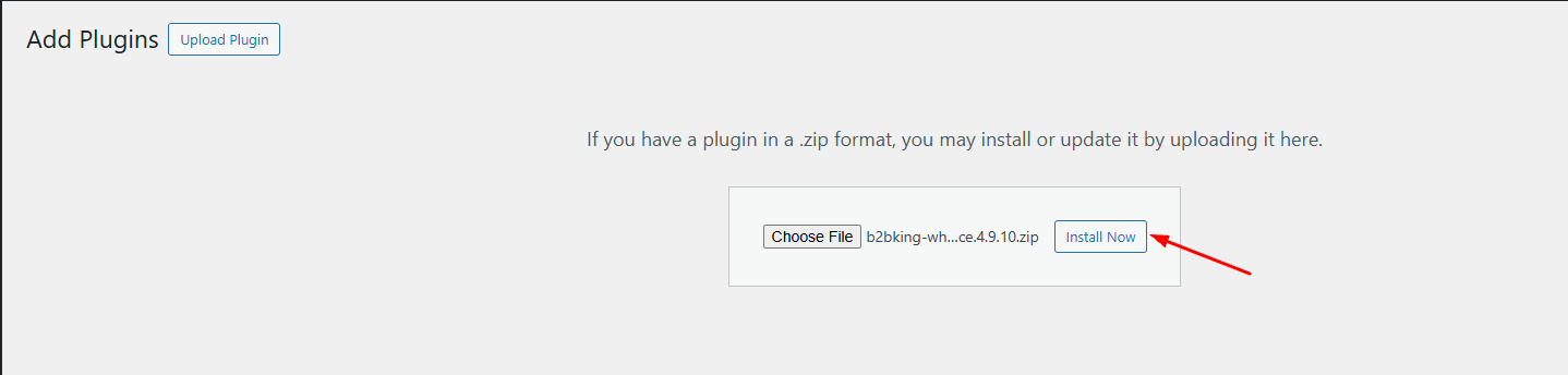 Install and Activate B2BKing
