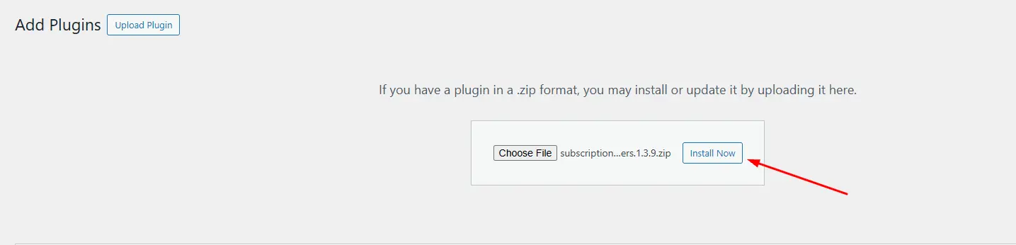 Install the Plugin