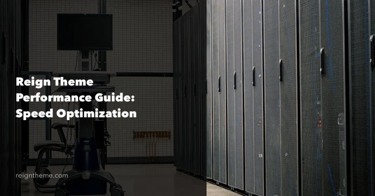Reign theme speed optimization for community sites