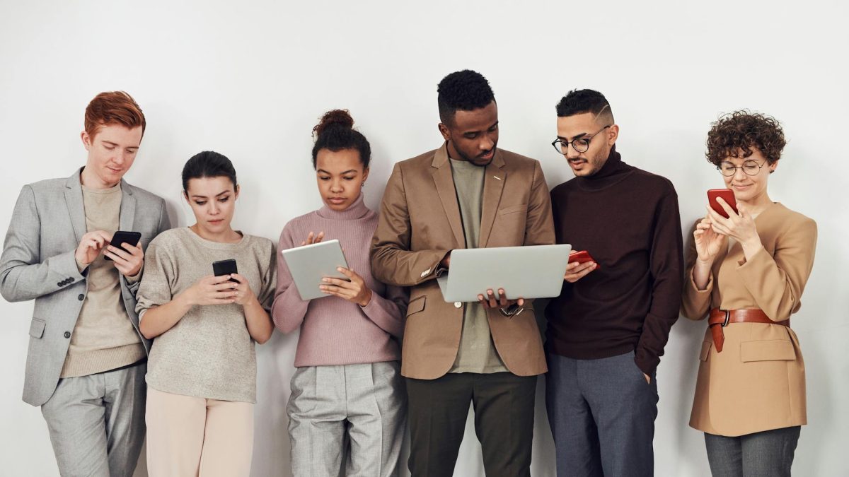 Diverse team of professionals building a private social network community with WordPress