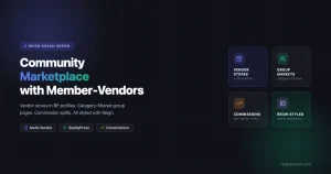 Reign Dokan Addon - Build a Community Marketplace with Member-Vendors on WordPress