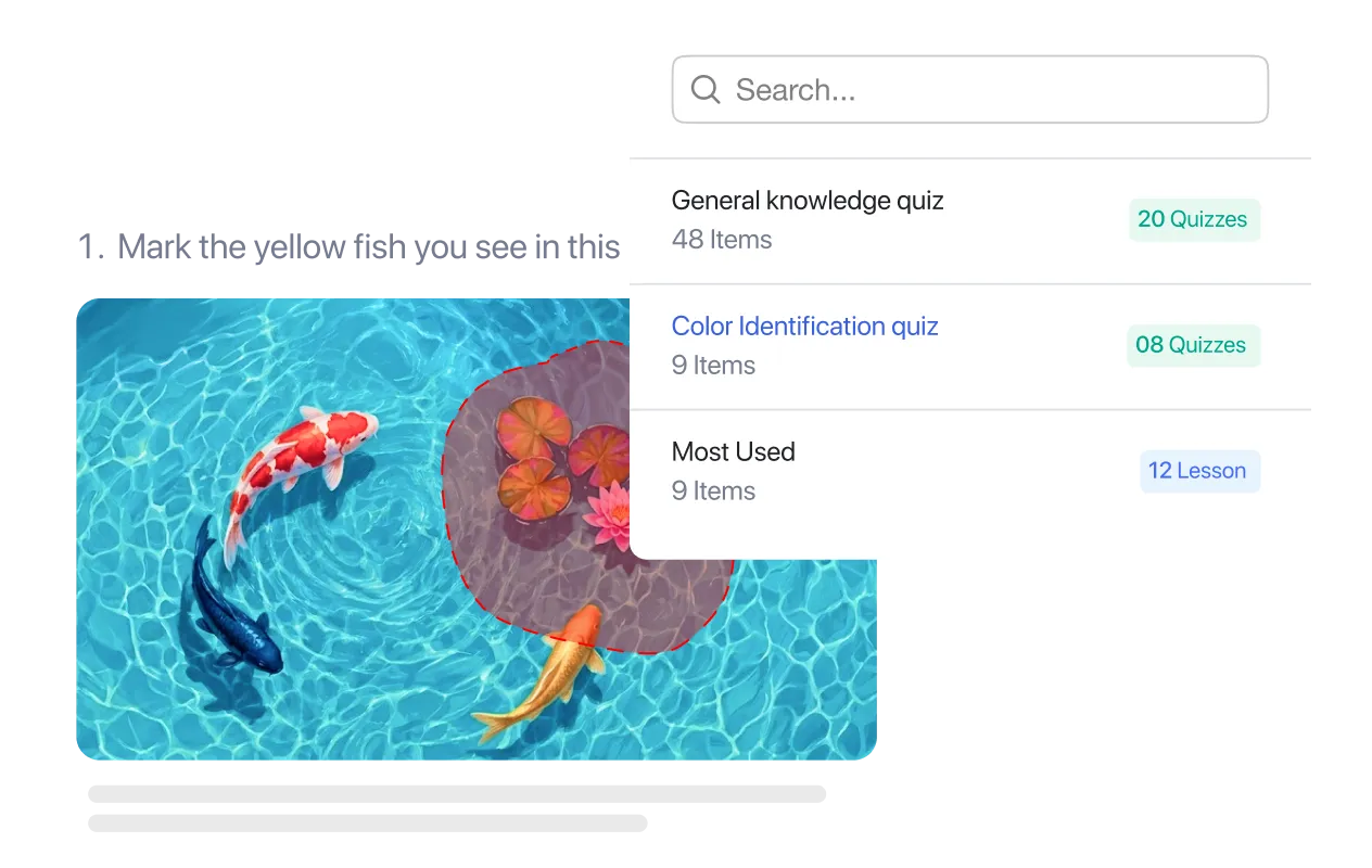 Tutor LMS content bank interface for reusing course content