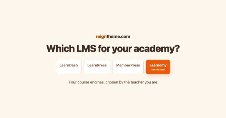 LearnDash vs LearnPress vs MemberPress vs Learnomy: Which LMS for Your Academy
